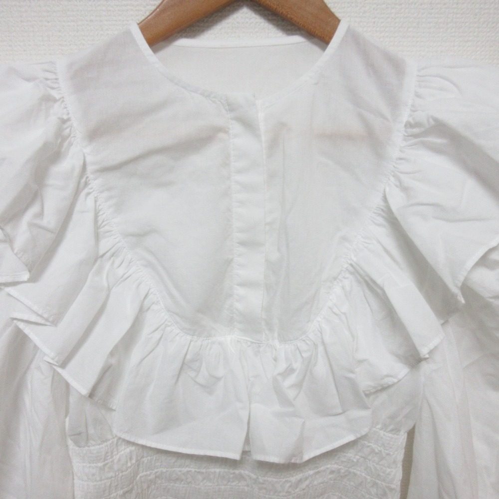シーニュ Mireille シフォンクロップドトップス