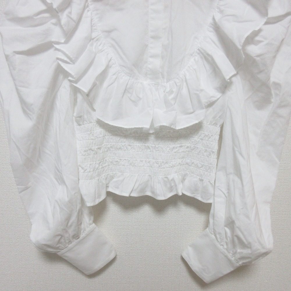 シーニュ Mireille シフォンクロップドトップス