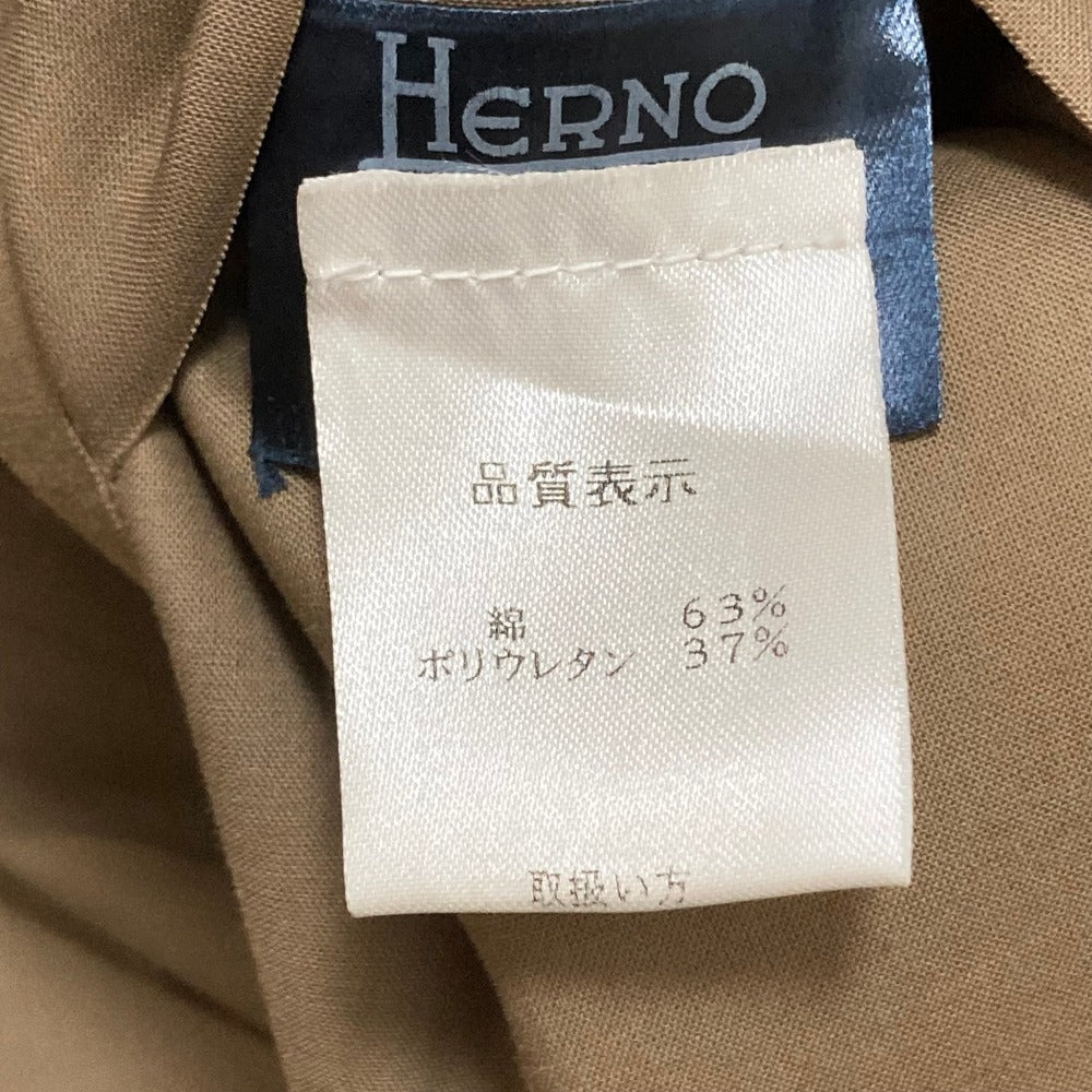 ヘルノ ゴム引きステンカラーコート