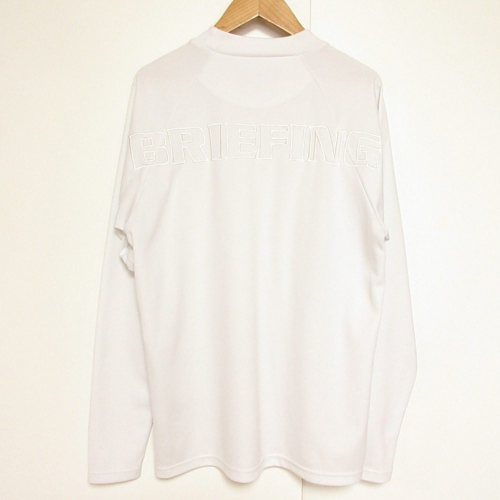 ブリーフィング MENS BIG BEAT LS MOCK NECK RELAXED FIT ゴルフトップス