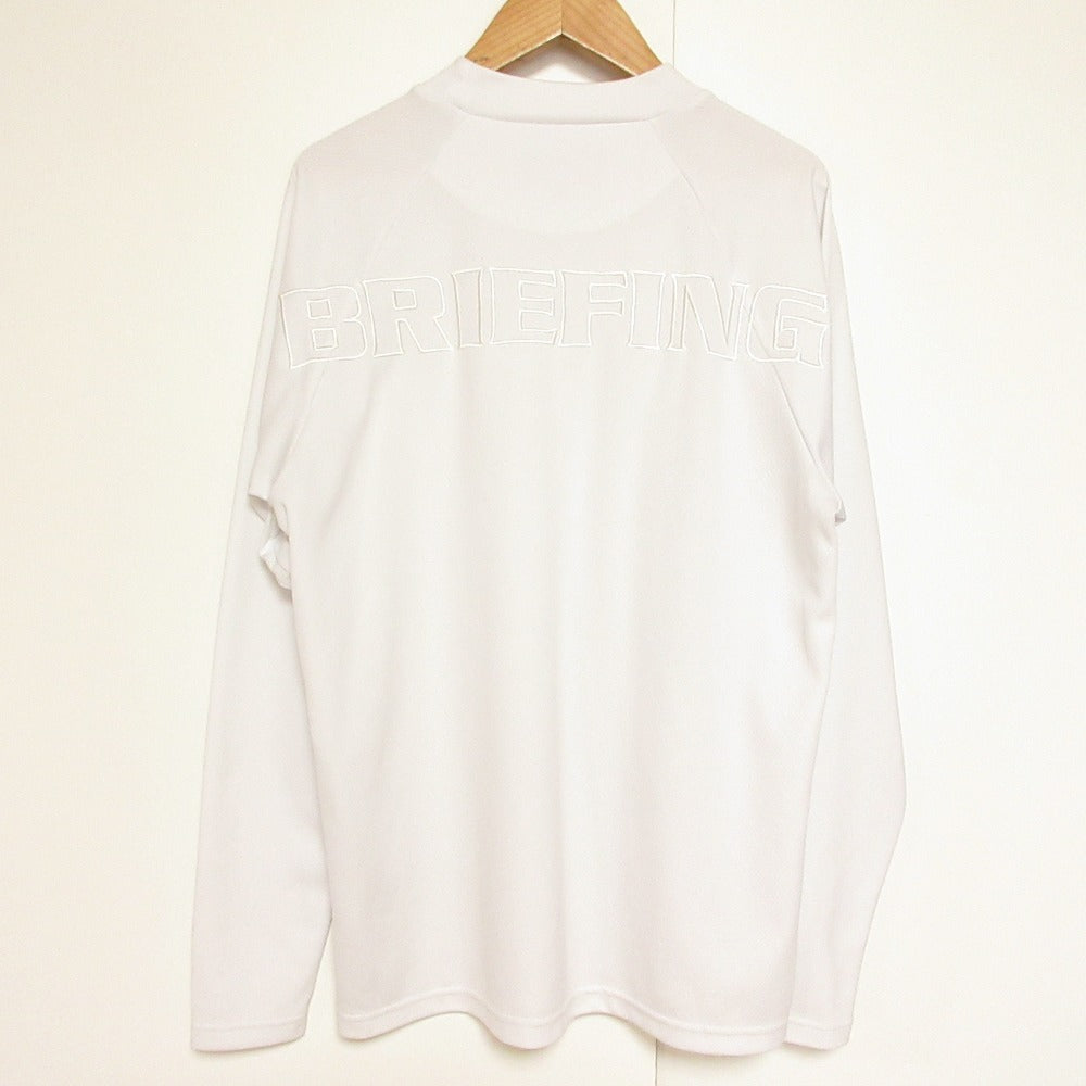 ブリーフィング MENS BIG BEAT LS MOCK NECK RELAXED FIT ゴルフトップス