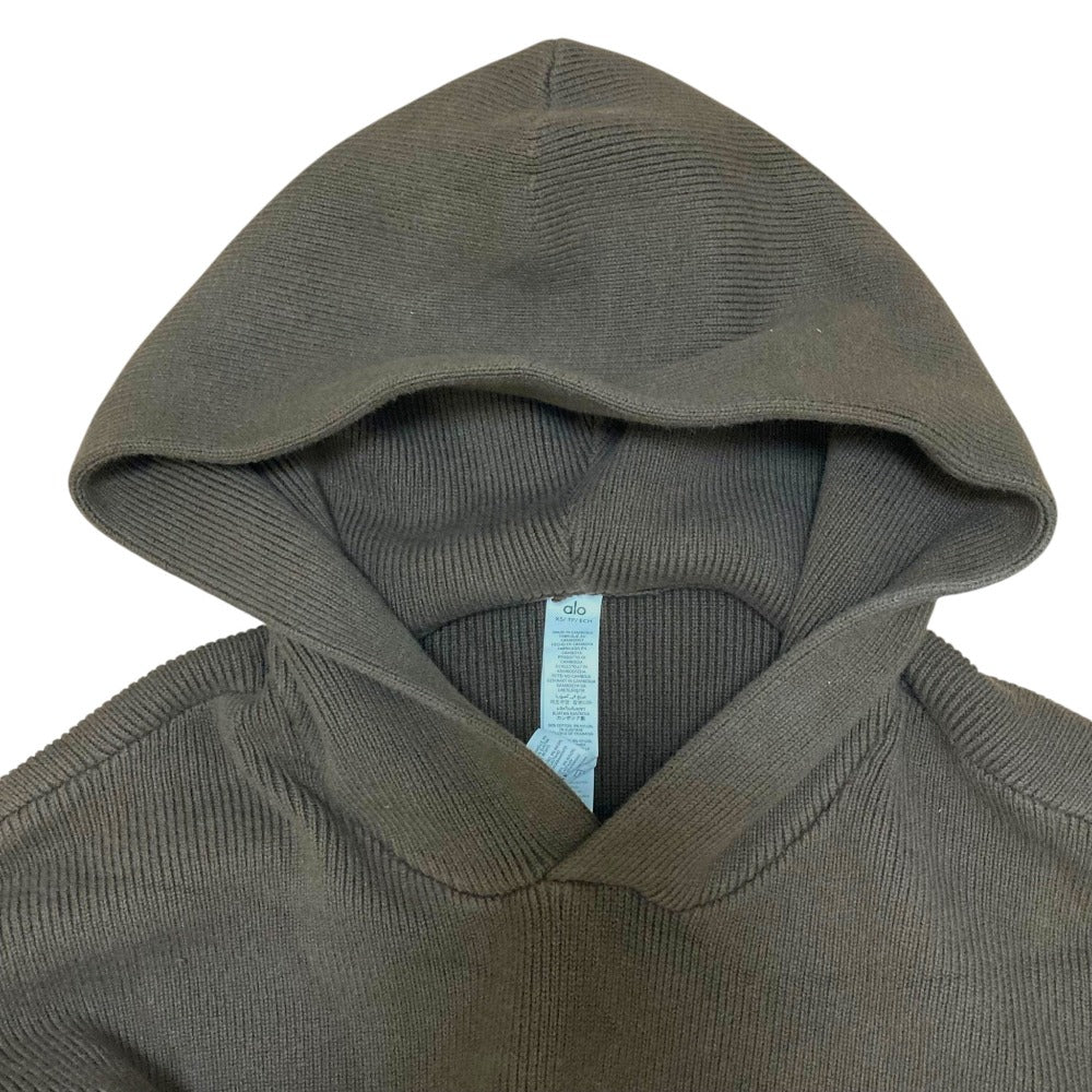 アローヨガ Scholar Hooded Sweater ニットパーカー