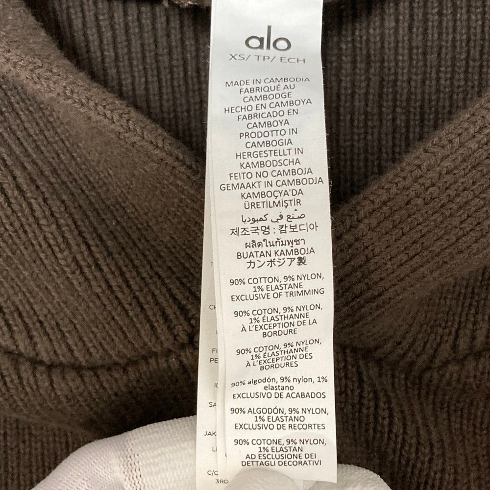 アローヨガ Scholar Hooded Sweater ニットパーカー