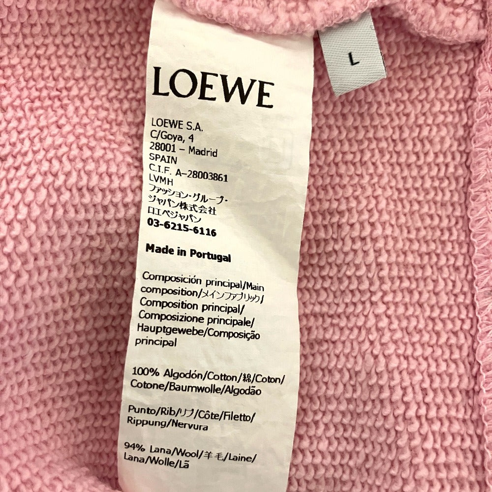 ロエベ アナグラムカットワーク コットンクロップドスウェットシャツ