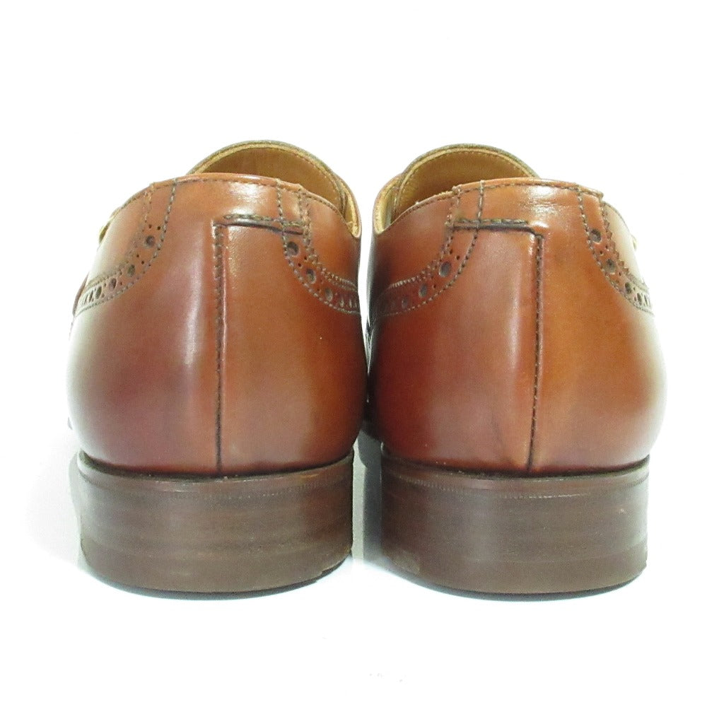 クロケットアンドジョーンズ CHALFONT ウイングチップシングルストラップレザーシューズ