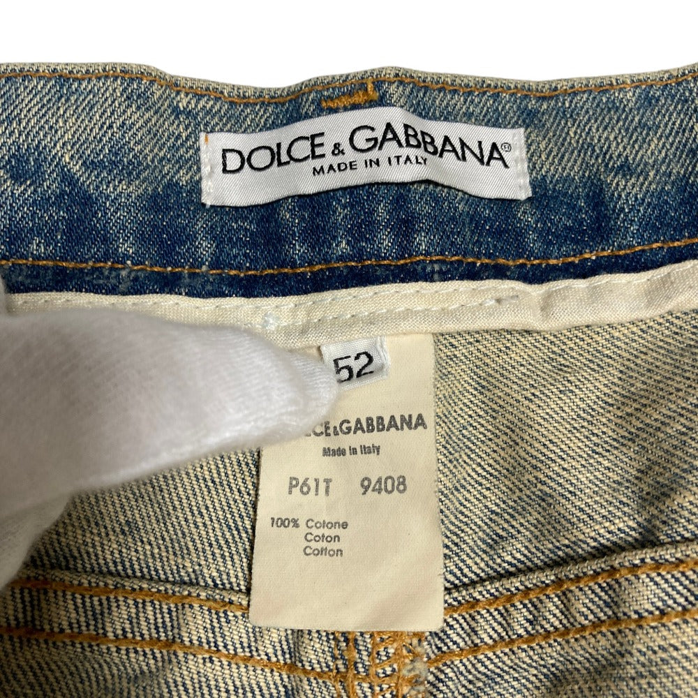 ドルチェ&ガッバーナ ヴィンテージ加工デニムパンツ