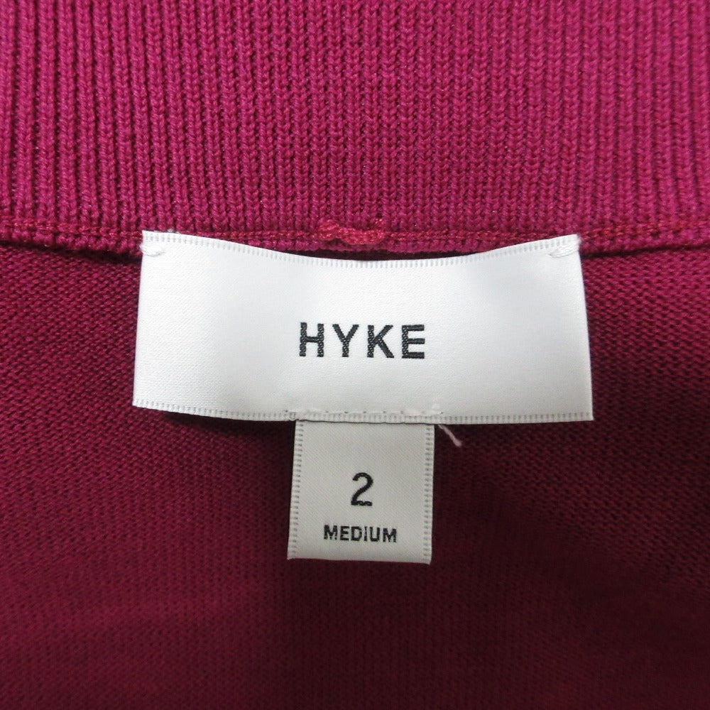 ハイク CREWNEC SWEATER WITH SHEER SLEEVE ニットセーター