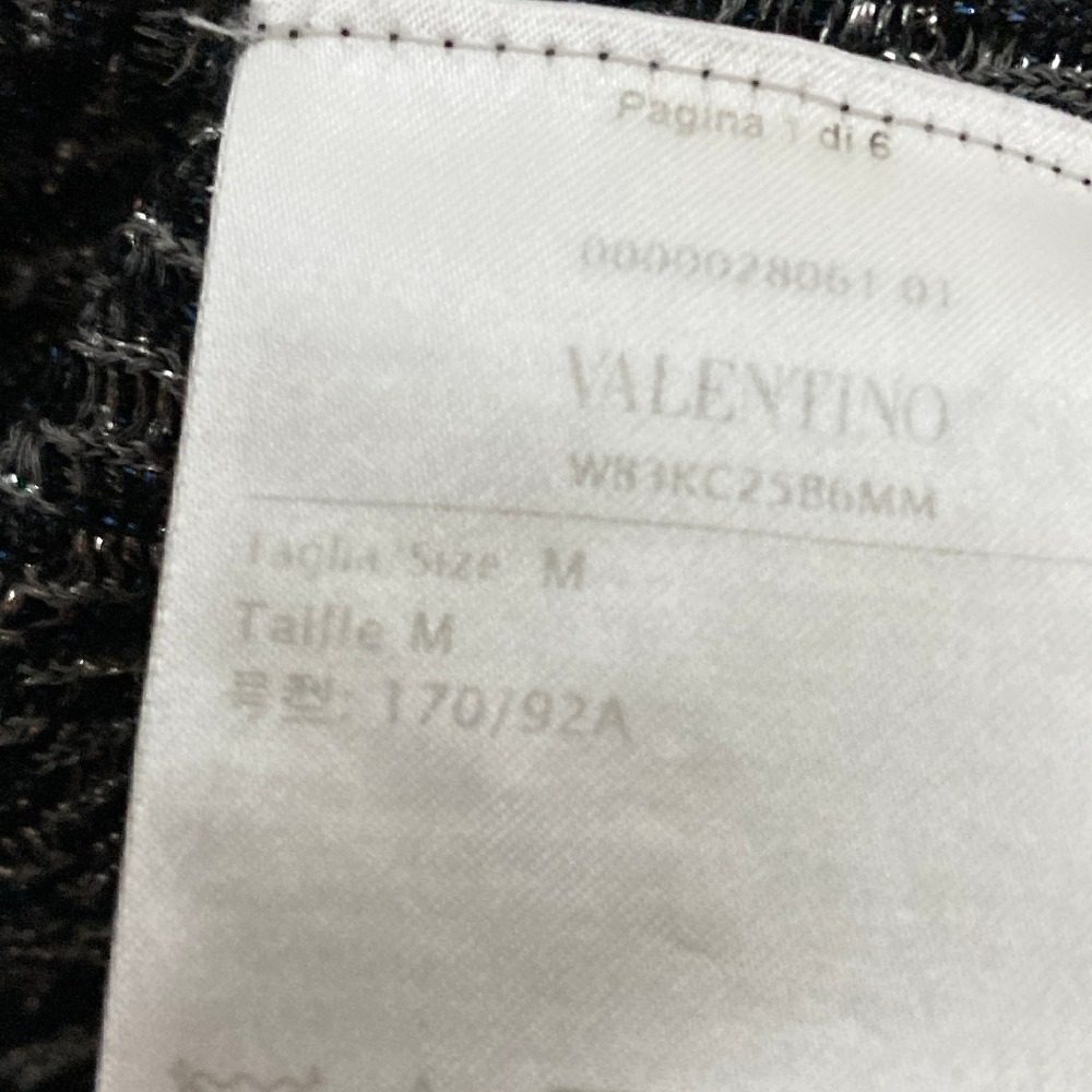 ヴァレンティノ Vロゴ ラメ糸ニットセーター