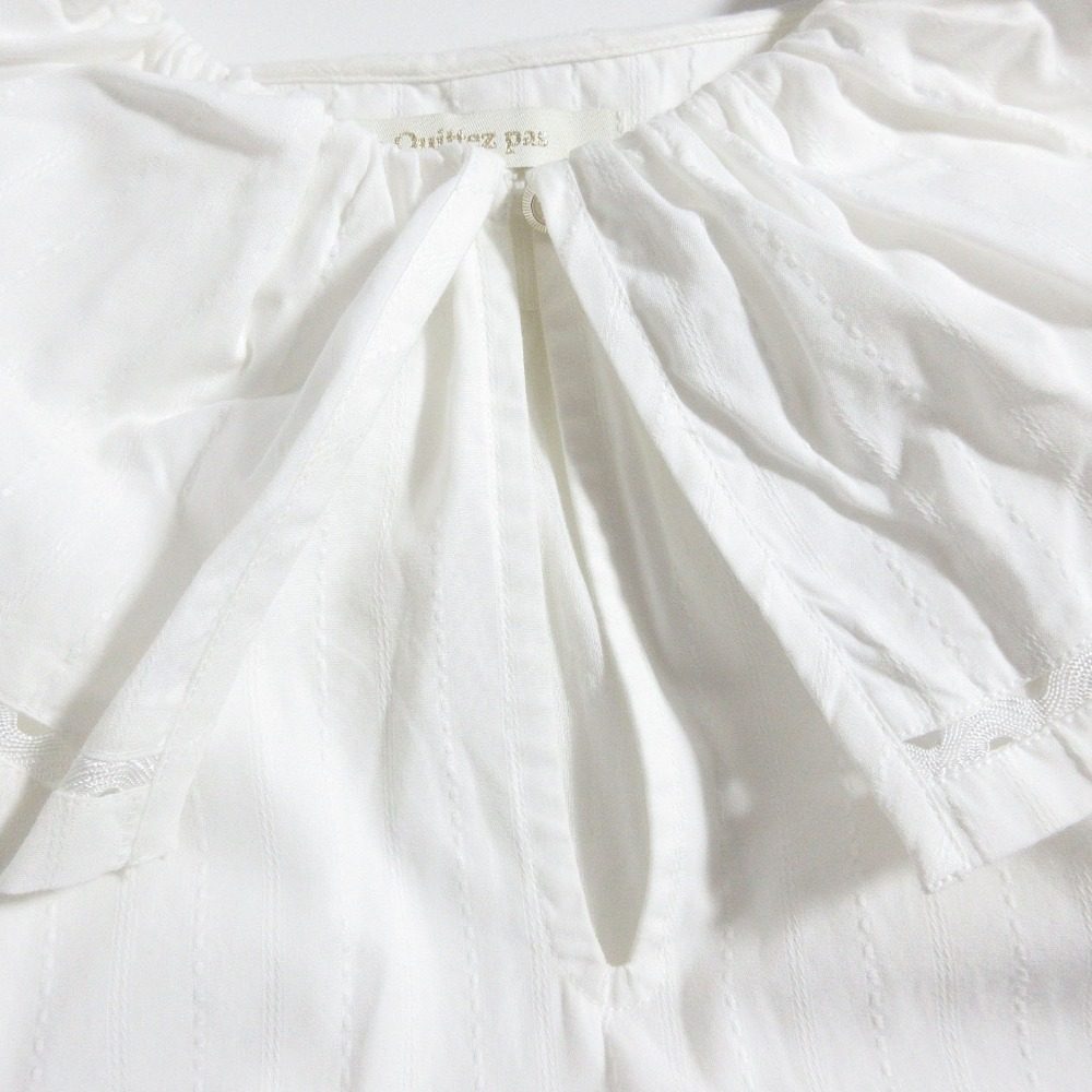 ヌキテパ POPLIN DOBBY ZIGZAG TAPE ワンピース