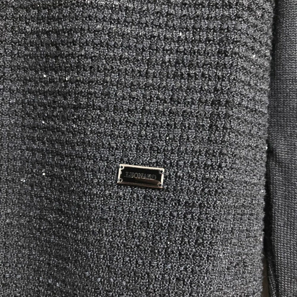 レオナールファッション ニットロングカーディガン