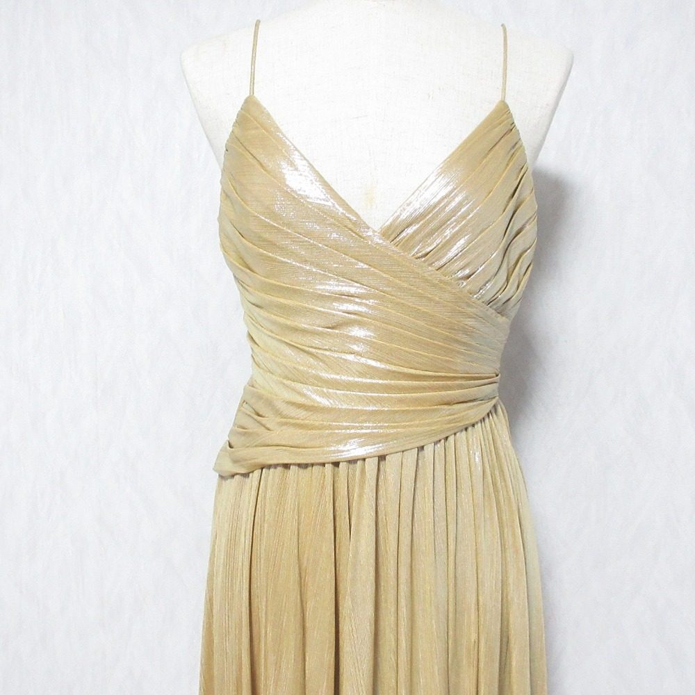 レトロフェット メタルロングドレス