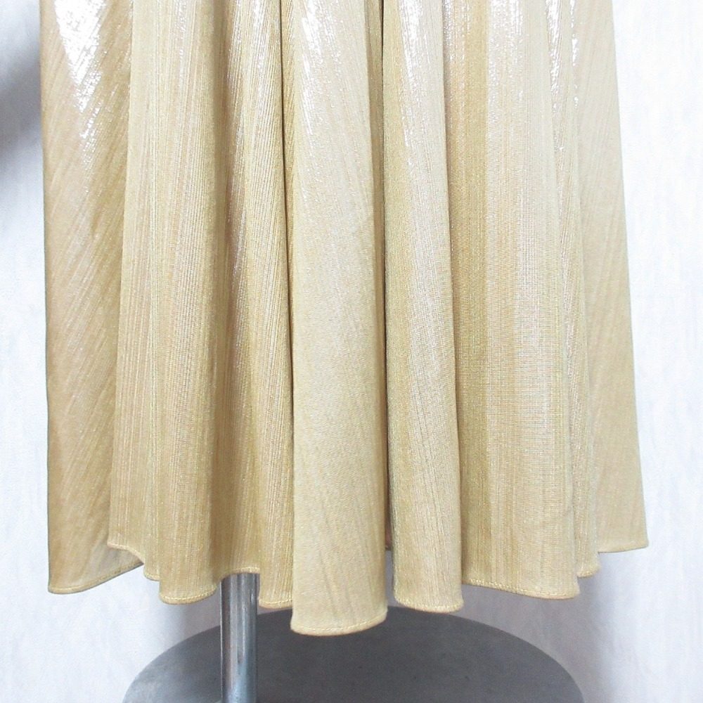 レトロフェット メタルロングドレス