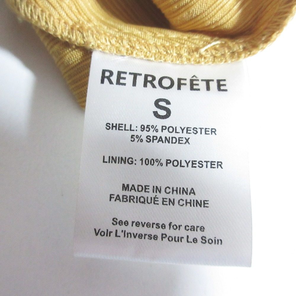 レトロフェット メタルロングドレス