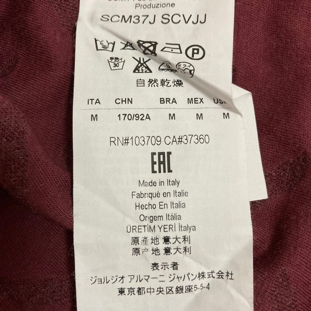 アルマーニコレッツォーニ 総柄長袖Tシャツ