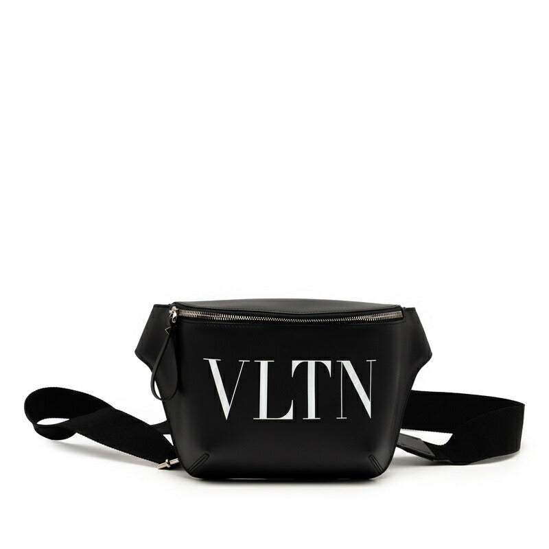 ヴァレンティノ VLTN ロゴ レザー ウエスト バッグ