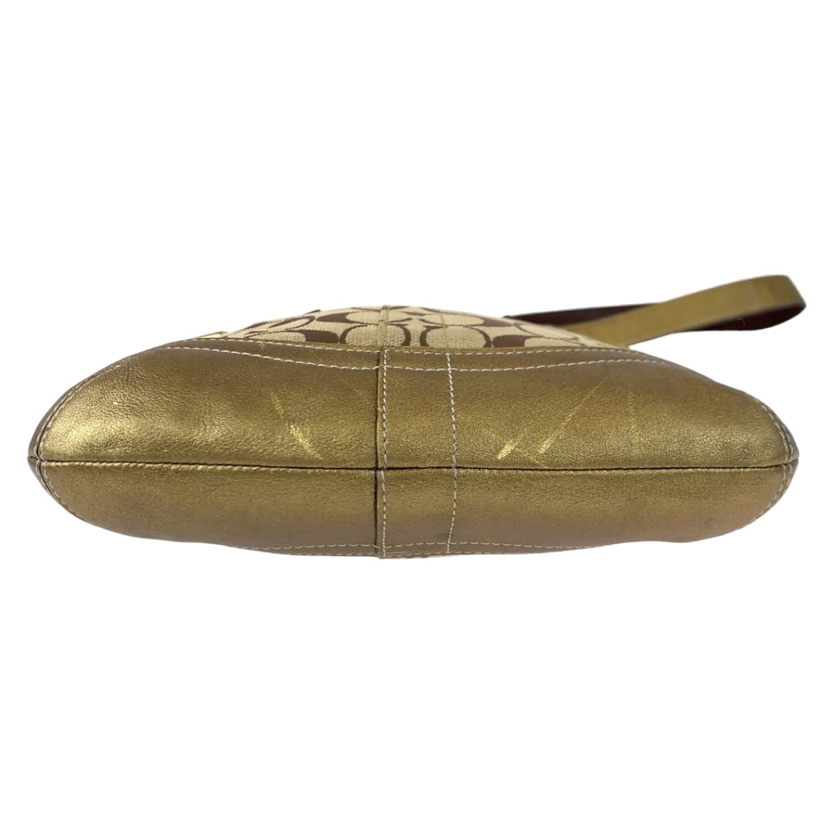 コーチ シグネチャー キャンバス/レザー ショルダーバッグ