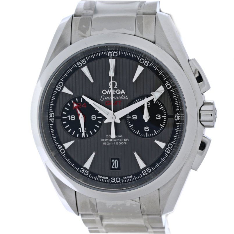 オメガ シーマスター アクアテラ 150m コーアクシャル GMT ステンレススチール メンズ