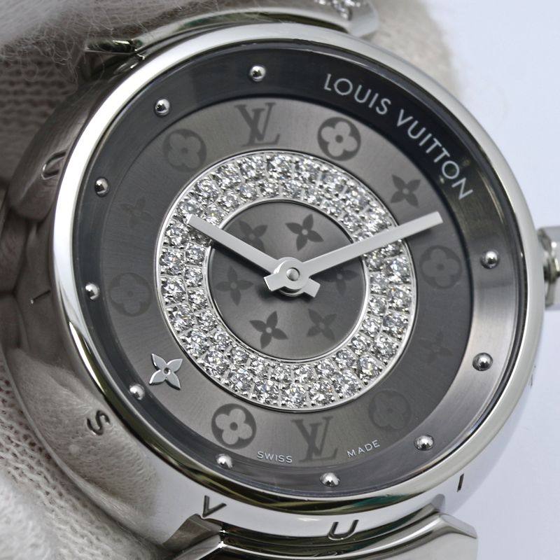 ルイヴィトン タンブールディスクPM モノグラムヴェルニ クオーツ