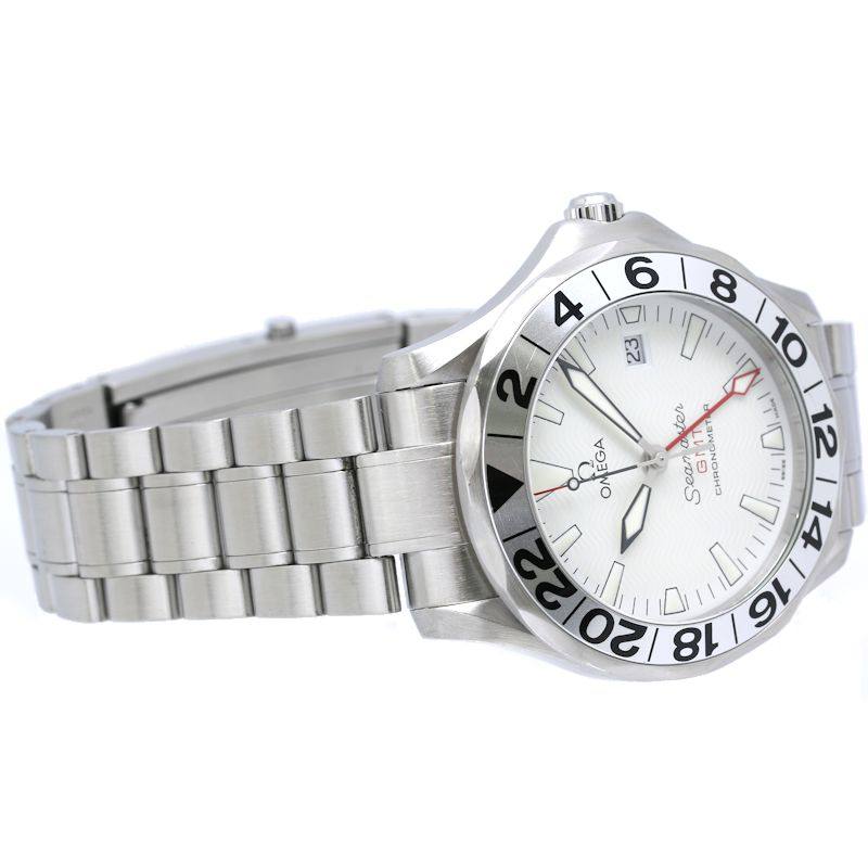 オメガ シーマスター GMT ステンレススチール メンズ時計