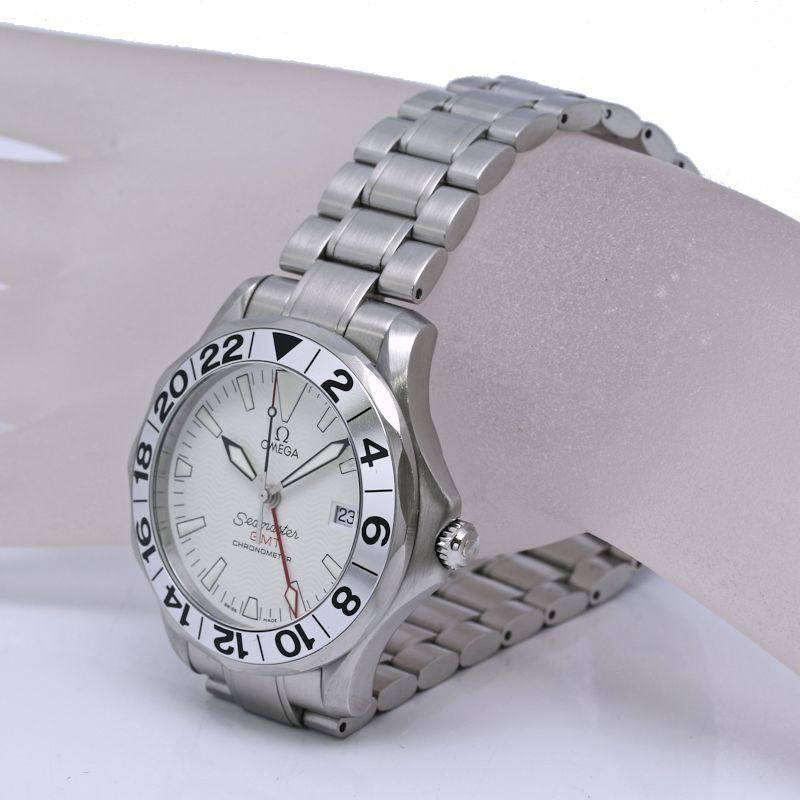 オメガ シーマスター GMT ステンレススチール メンズ時計