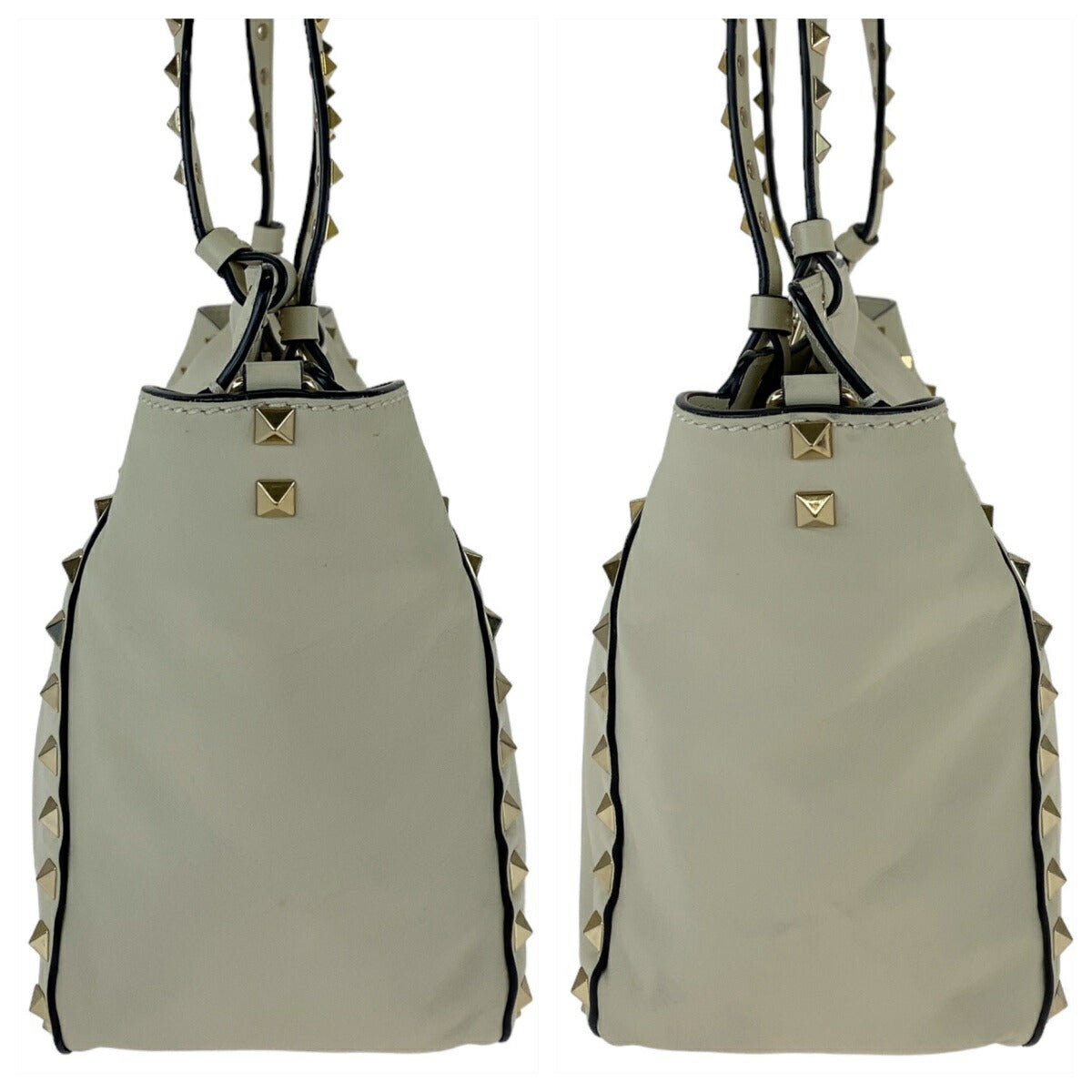 ヴァレンティノ レザー ロックスタッズ 2way トートバッグ