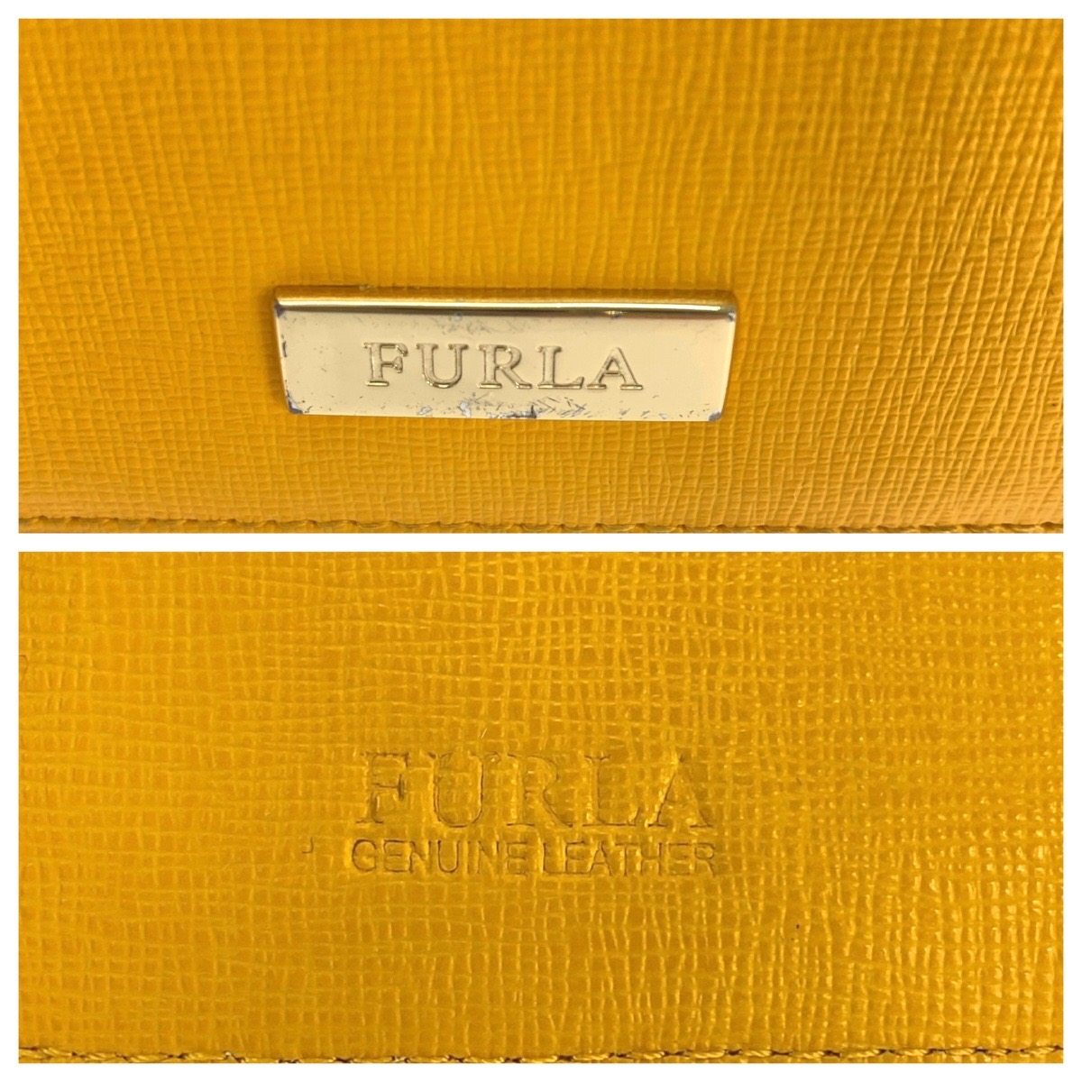 フルラ レザー 二つ折り財布