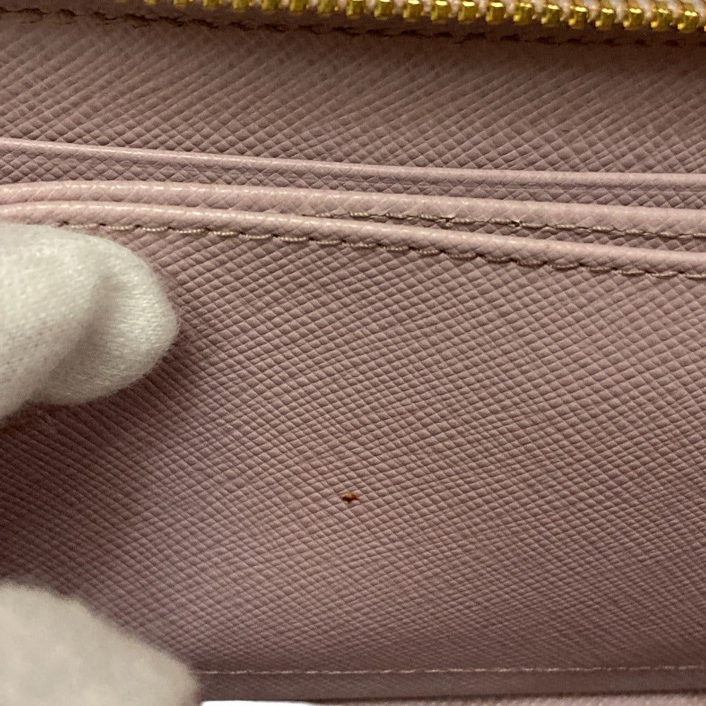 プラダ 1ML506 サフィアノレザー ラウンドファスナー ロングウォレット