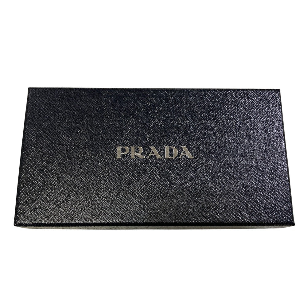 プラダ 1ML506 サフィアノレザー ラウンドファスナー ロングウォレット
