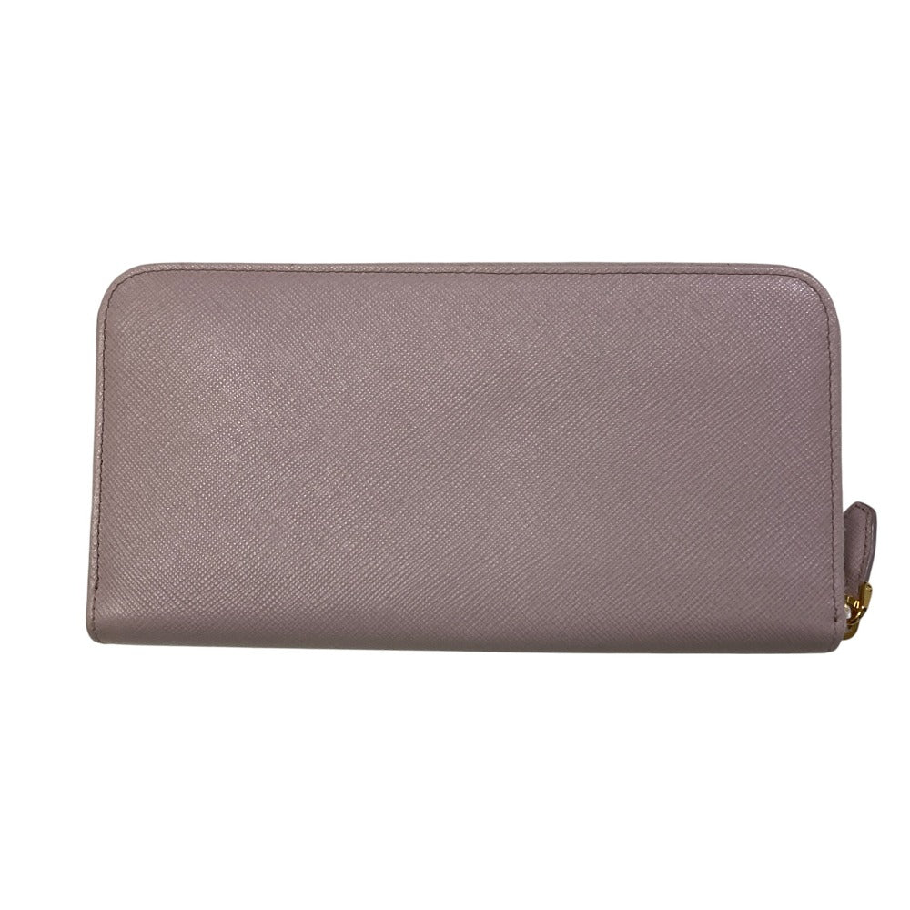 プラダ 1ML506 サフィアノレザー ラウンドファスナー ロングウォレット