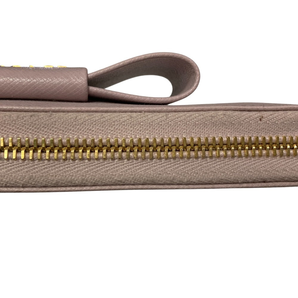 プラダ 1ML506 サフィアノレザー ラウンドファスナー ロングウォレット