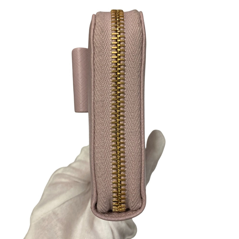 プラダ 1ML506 サフィアノレザー ラウンドファスナー ロングウォレット