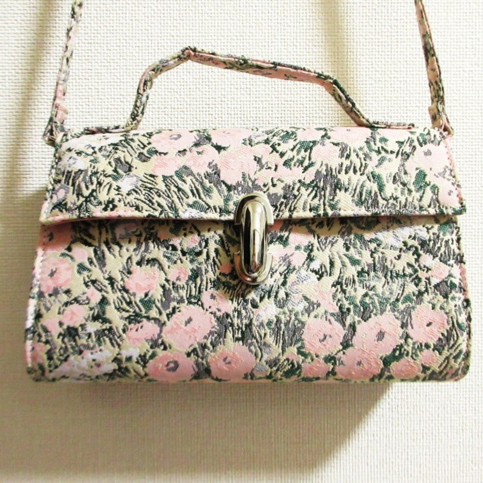 ツル バイ マリコ オイカワ Cadeau フラワージャガード 2wayショルダーバッグ