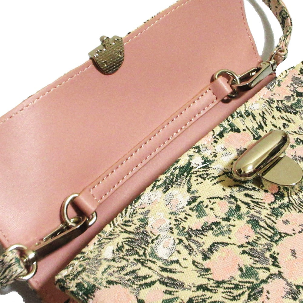 ツル バイ マリコ オイカワ Cadeau フラワージャガード 2wayショルダーバッグ