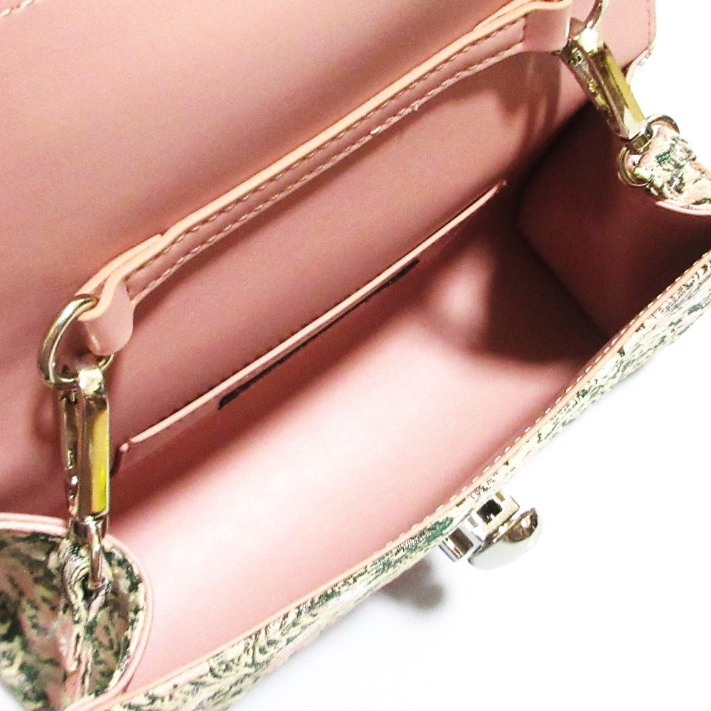 ツル バイ マリコ オイカワ Cadeau フラワージャガード 2wayショルダーバッグ