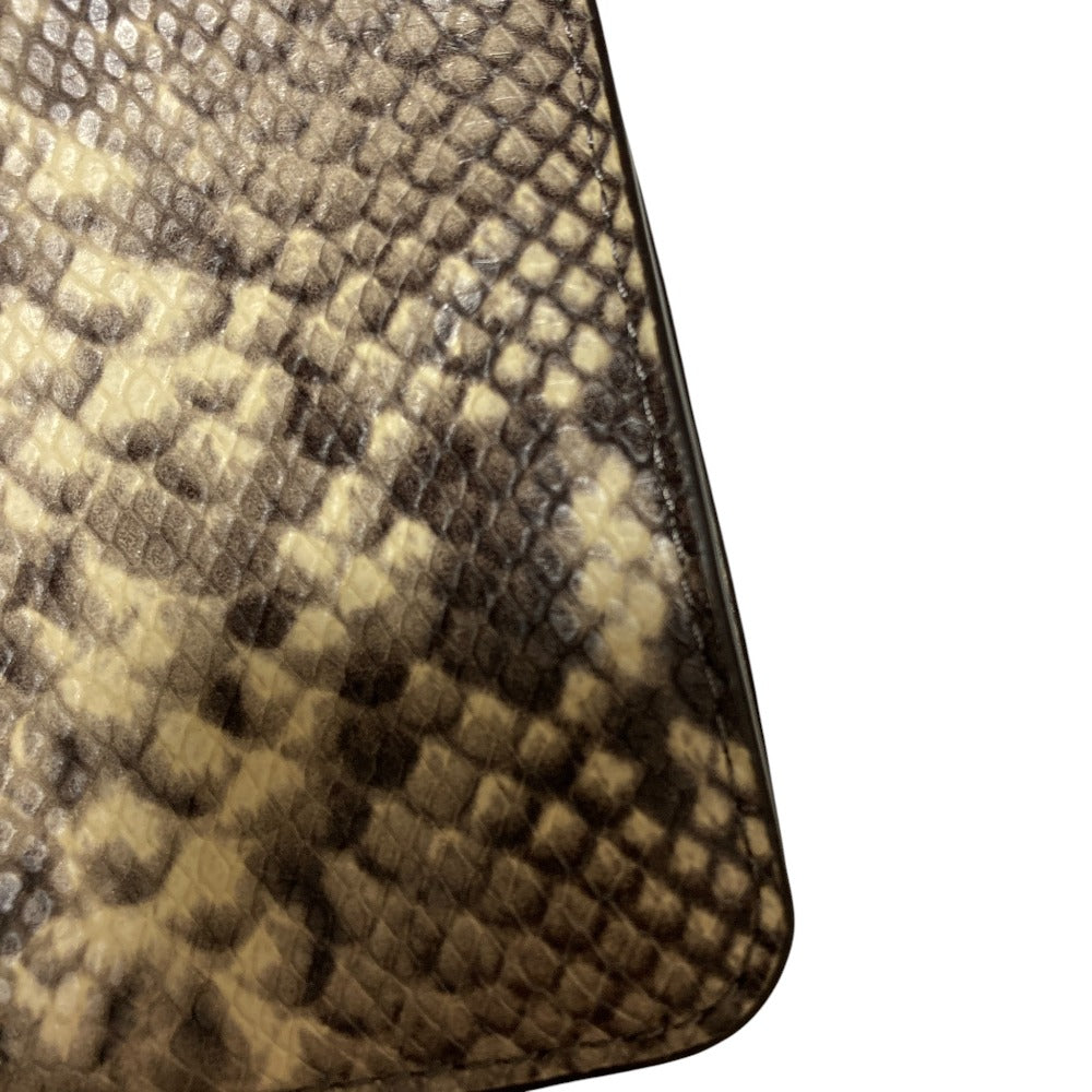 マイケルマイケルコース パイソンプリントショルダーバッグ