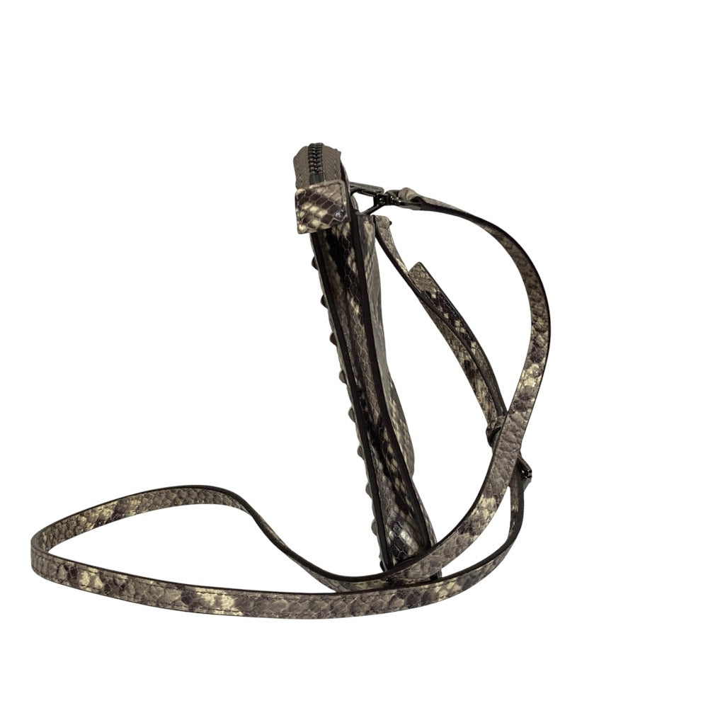 マイケルマイケルコース パイソンプリントショルダーバッグ