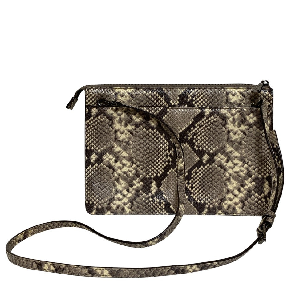 マイケルマイケルコース パイソンプリントショルダーバッグ