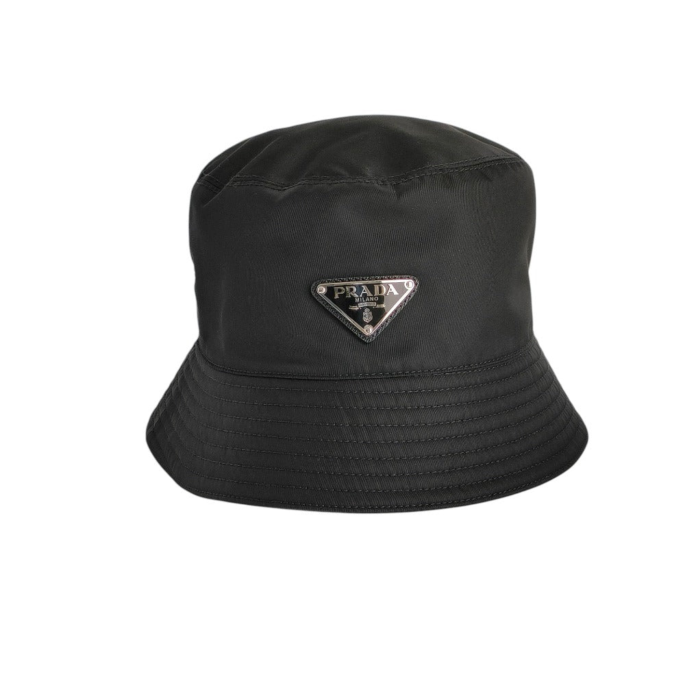 プラダ トライアングルロゴ リナイロン バケットハット