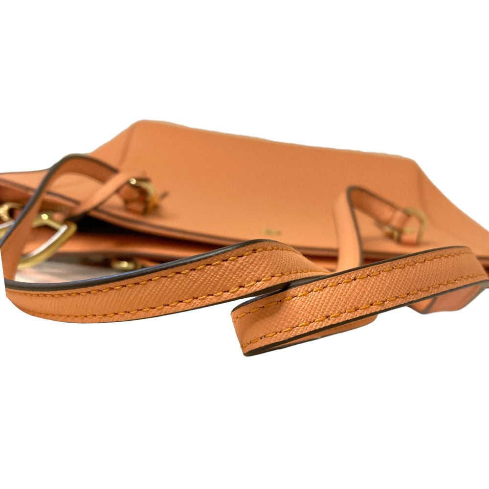 ローレンラルフローレン サフィアーノレザー トートバッグ