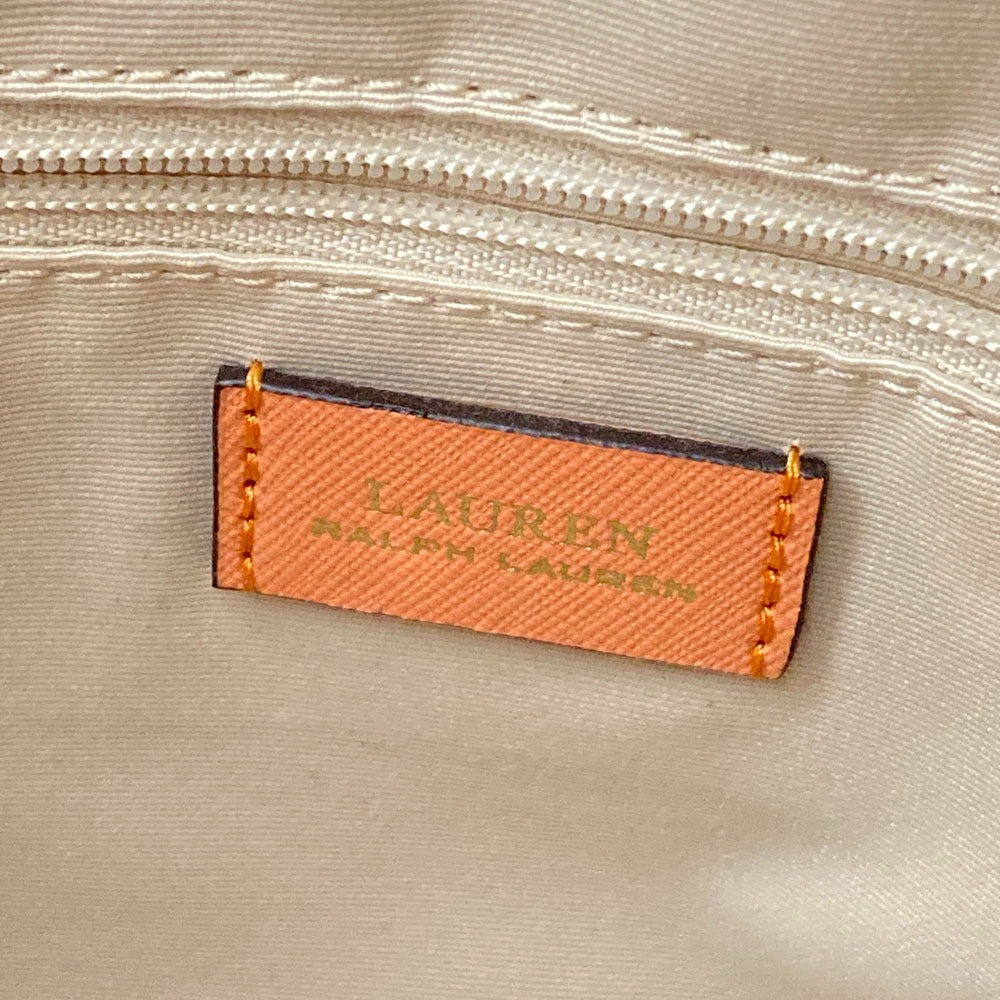 ローレンラルフローレン サフィアーノレザー トートバッグ