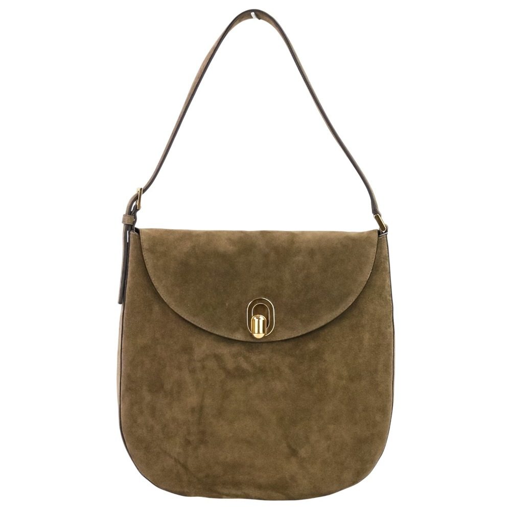 サヴェット LARGE TONDO HOBO レザーショルダーバッグ