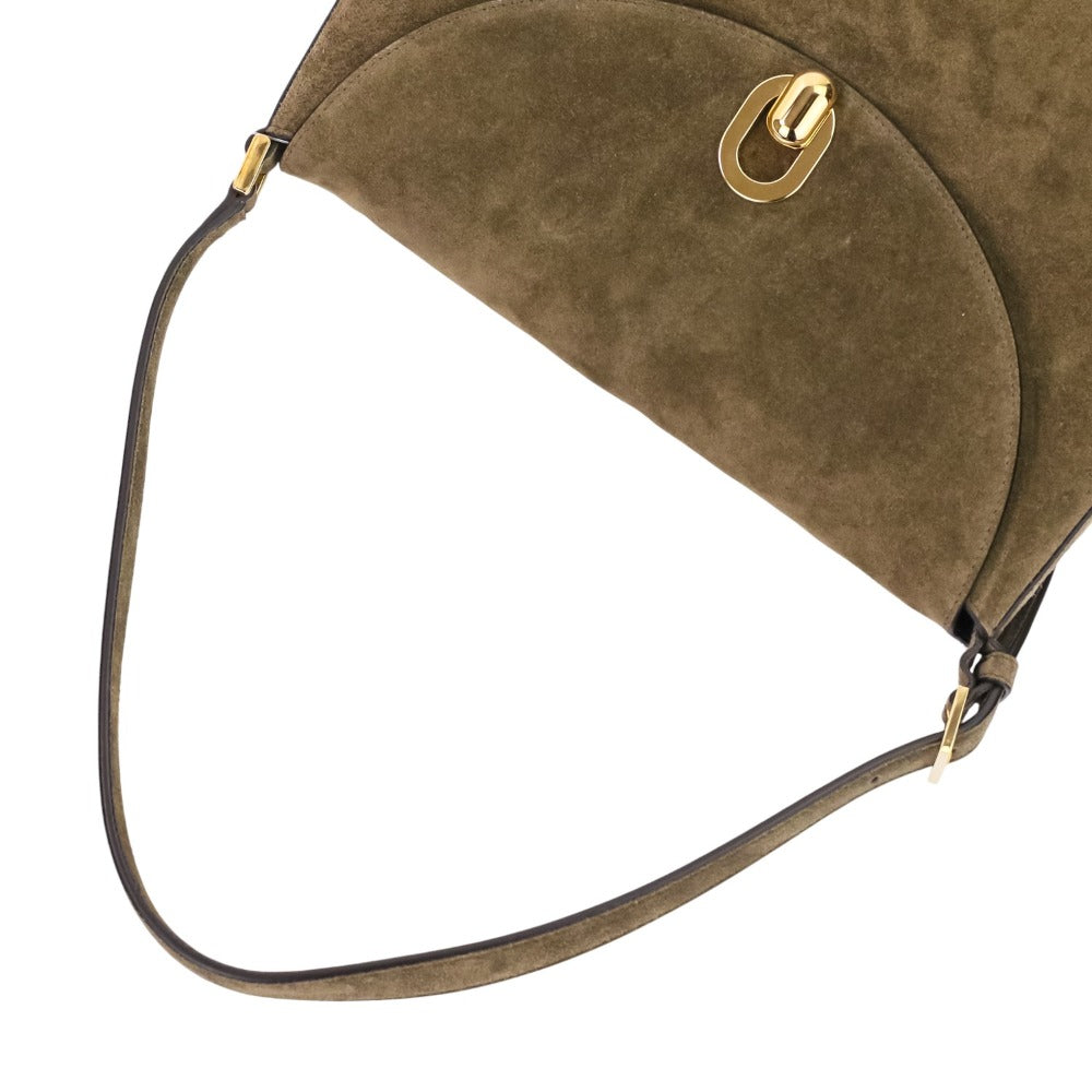 サヴェット LARGE TONDO HOBO レザーショルダーバッグ