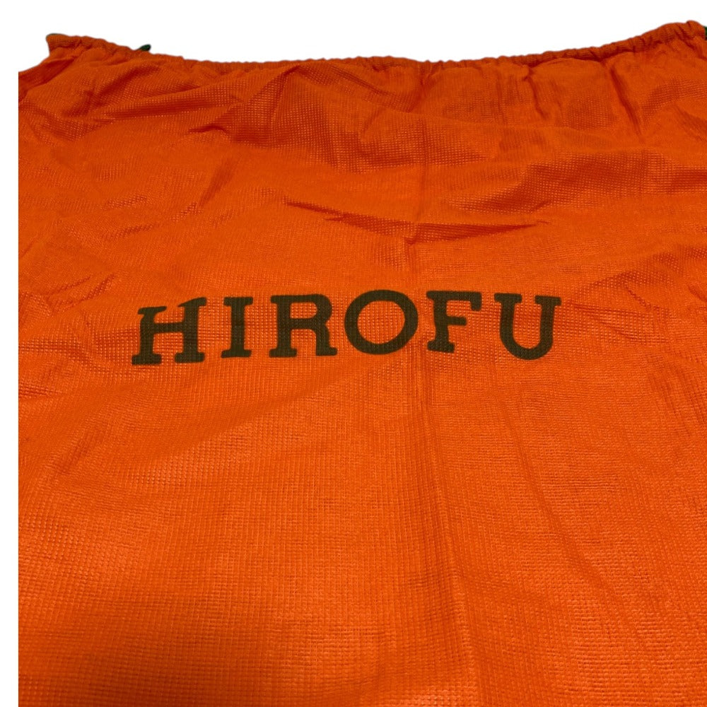 ヒロフ Hロゴ レザーショルダーバッグ