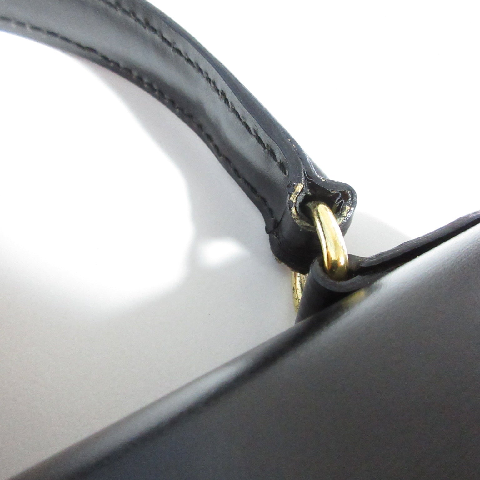 セリーヌ チェーンロック レザー2wayショルダーバッグ
