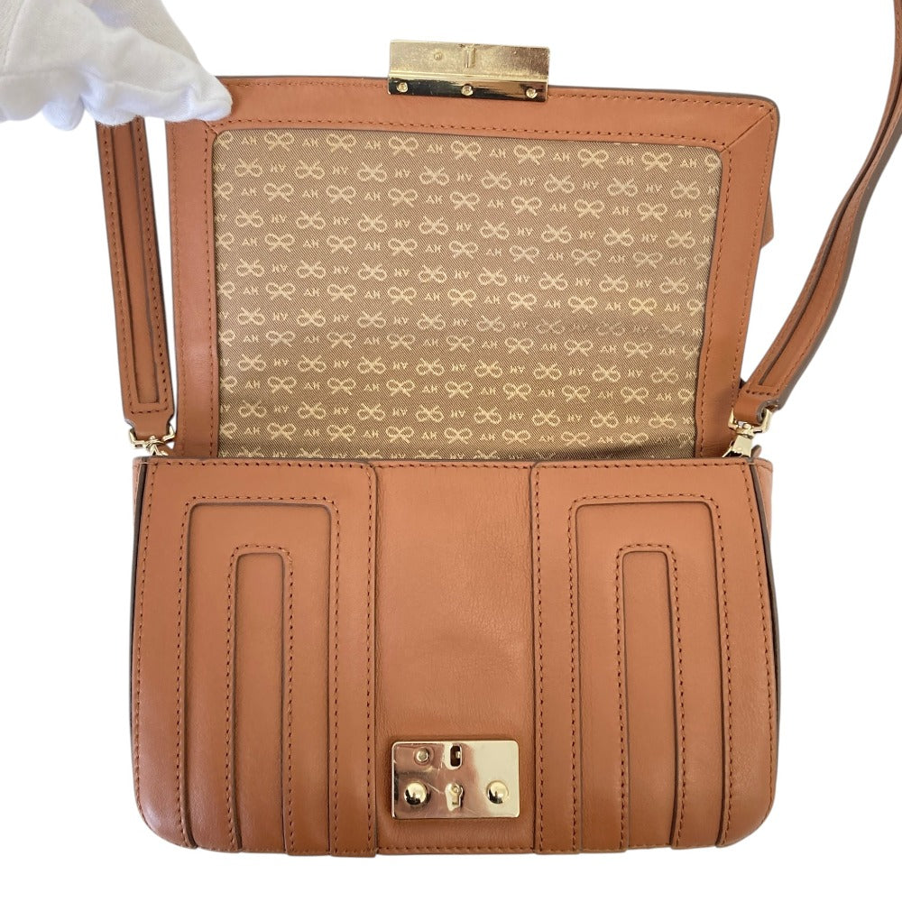 アニヤハインドマーチ BITS&BOBS レザーショルダーバッグ