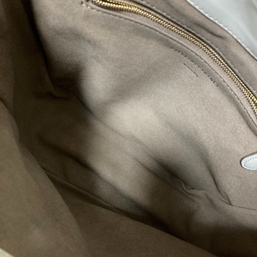 ステラマッカートニー Medium Zip Logo Debossed ショルダーバッグ