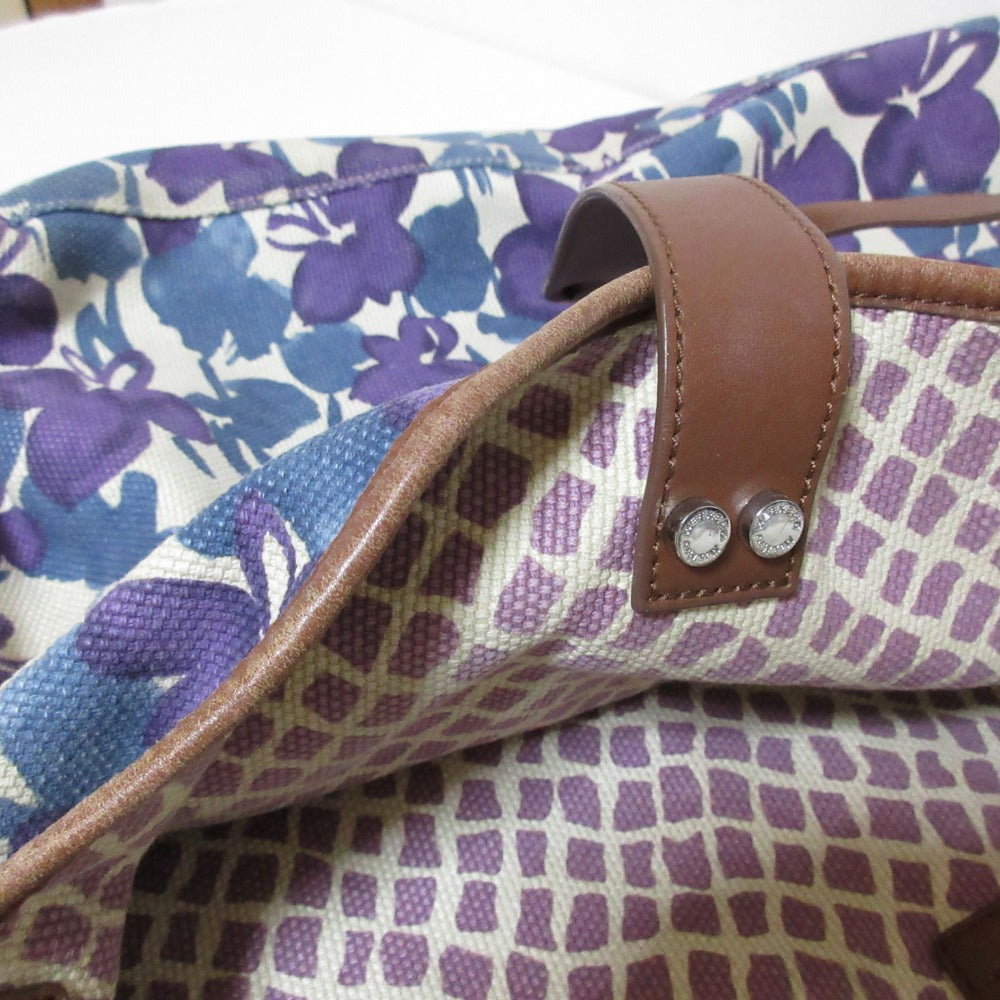 マックスマーラ ウィークエンド フラワープリント キャンバス トートバッグ