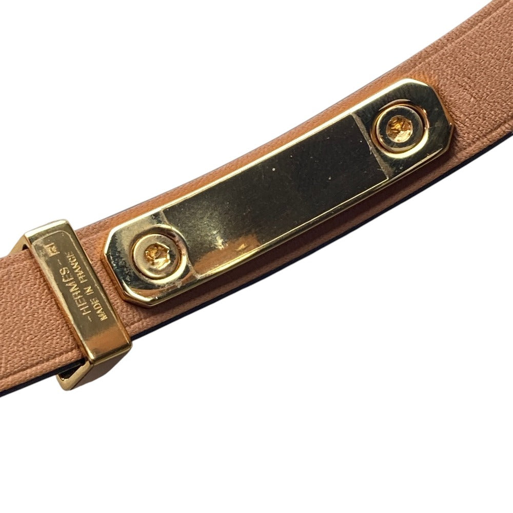 エルメス アスドゥクール レザーブレスレット T2