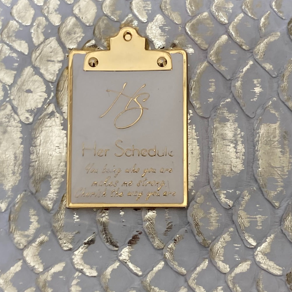 ハースケジュール パイソンレザー長財布