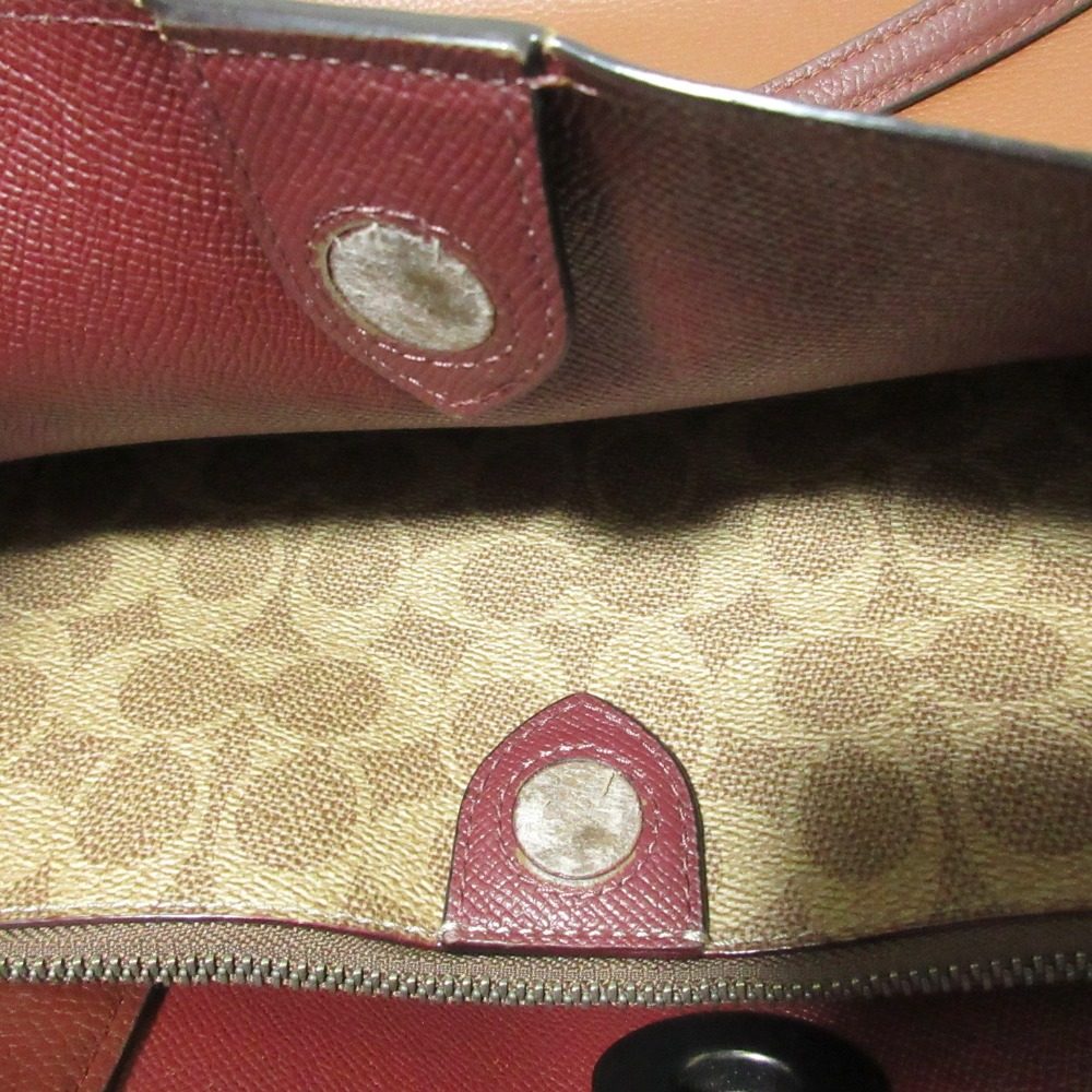 コーチ Willow レザー2wayトートバッグ